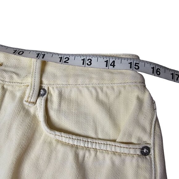 Free People High Rise Distressed Denim Shorts 'Loving Good Vibration  Women 30 - Picture 16 of 16